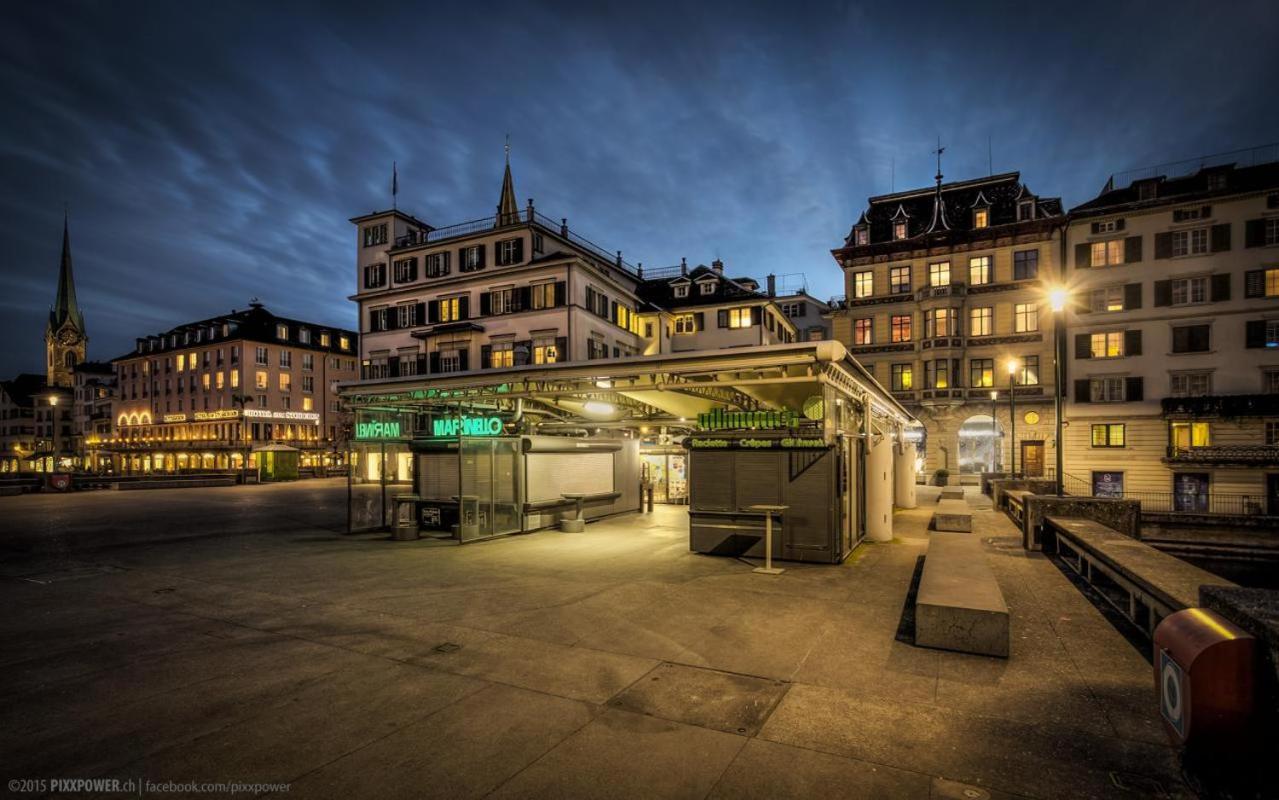 Pedestrian Area Close To Bahnhofstrasse Zurich Exterior photo